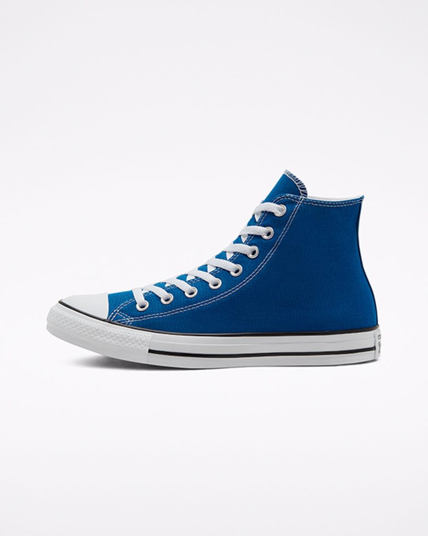 Men's Converse Chuck Taylor All Star Classic High Top Shoes Blue / White | AU 134C8T
